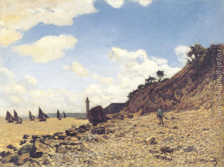 Claude Oscar Monet : Beach at Honlfeux